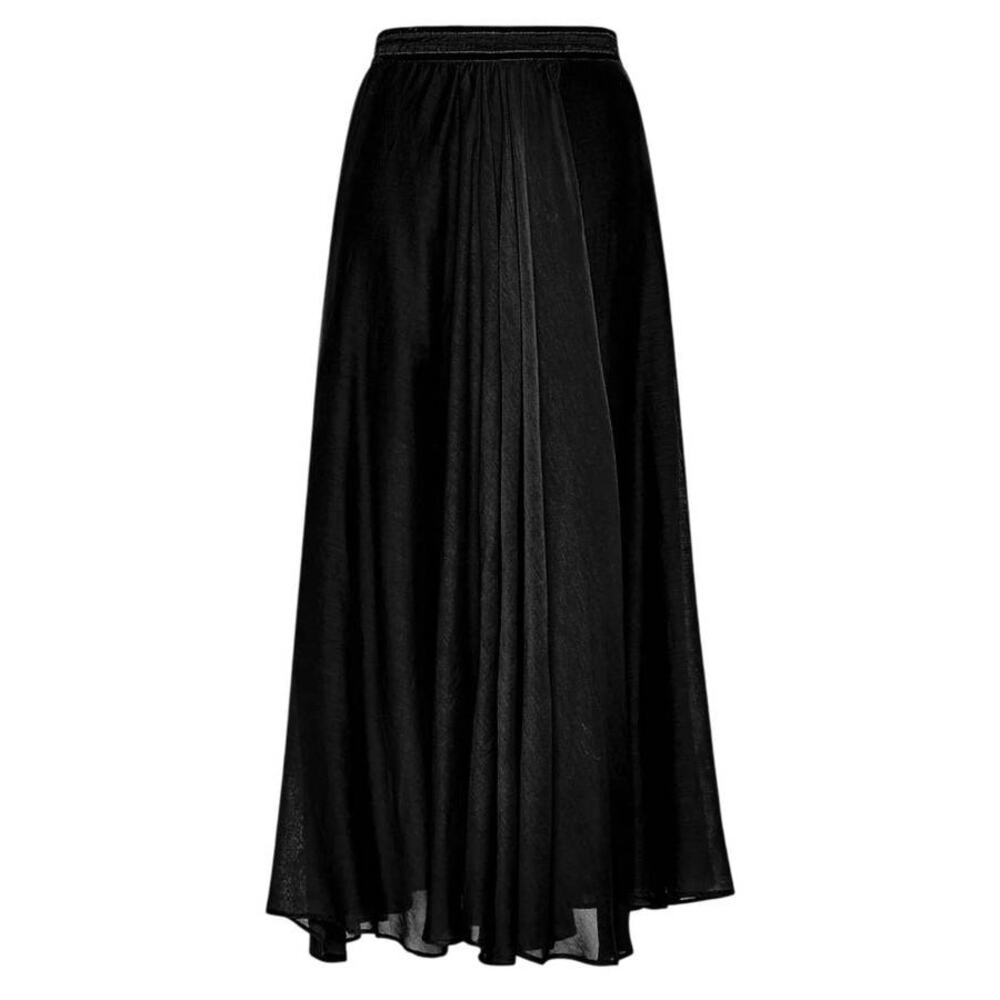 Forte Forte Voile Long Maxi Skirt in Black 0 XS - Picture 2 of 3